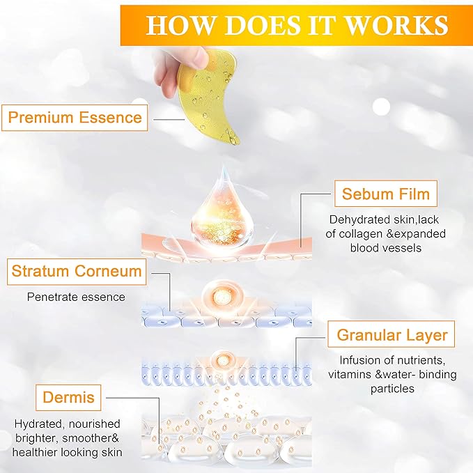 Rewlkp 24k gold eye collagen