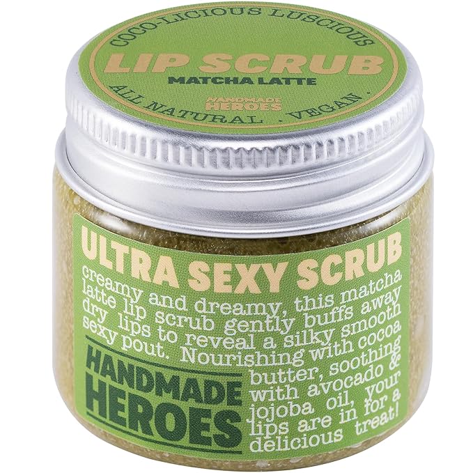 Handmade Heroes Matcha Latte Lip Scrub