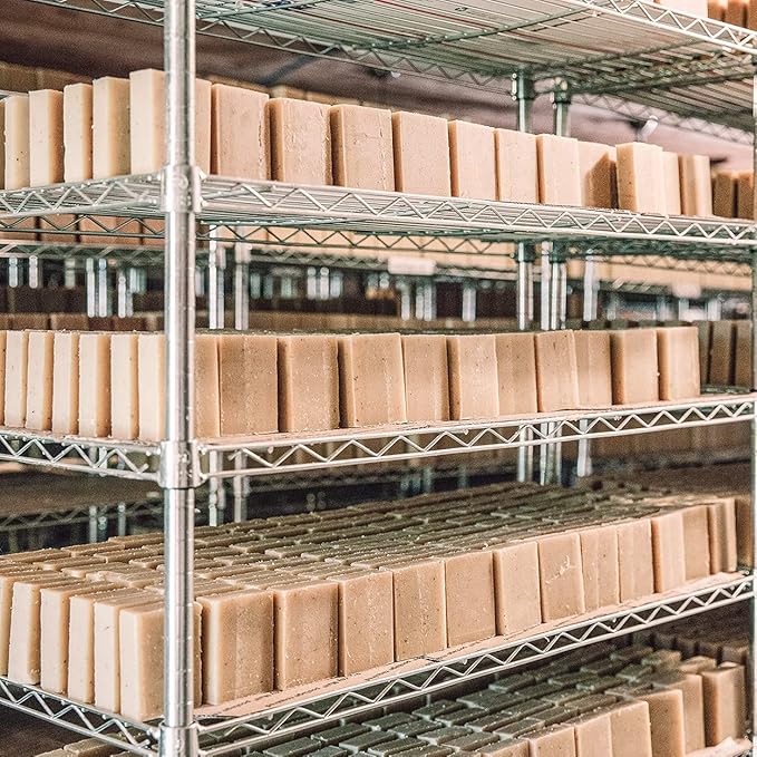 Little Seed Farm Organic Goat’s Milk Soap – 3 Pack of Geranium Rose Facial and Body Bars – Natural, Handmade, Cruelty Free – Uplifting and Balancing for Oily, Dry and Combination Skin, Net Wt. 4.75oz