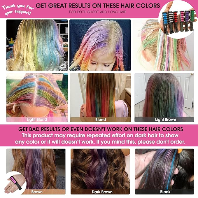 MSDADA New Hair Chalk Comb