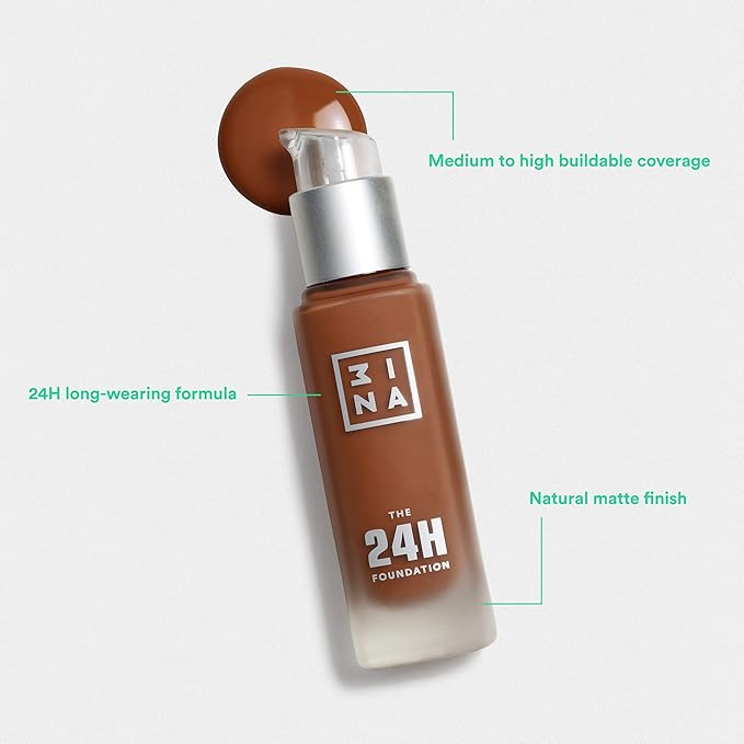 3INA The 24H Foundation 612-24H Long-Wearing Formula - 01 Oz
