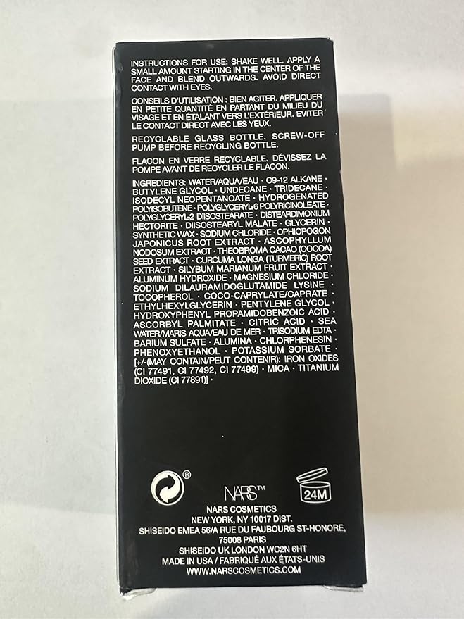 NARS Light Reflecting Foundation - Advanced Makeup-Skincare Hybrid Deep 2.6) 30ml