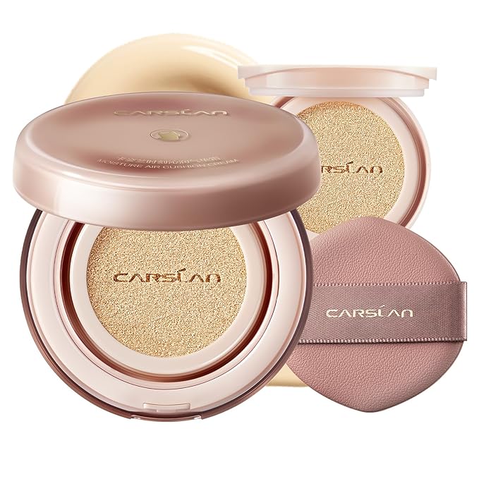 Moisture Air Cushion Cream Face Foundation Makeup, Lightweight,