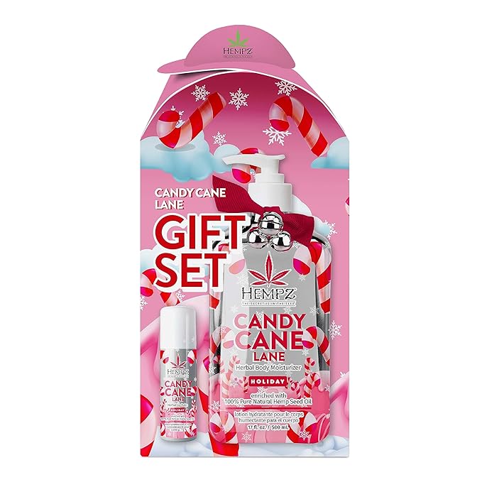 Hempz Holiday Gift Set, Candy Cane Moisturizing