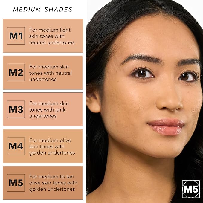 COVER FX Pressed Mineral Foundation - Shade M2 Skin Types