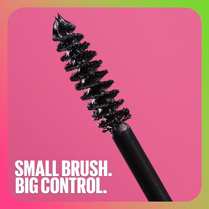 Maybelline Great Lash Washable Mascara Makeup, Volumizing Lash-Doubling Formula That Conditions As It Thickens, Brownish Black, 1 Count