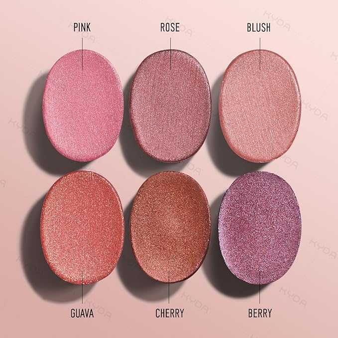 KYDA Mineral Color Balm, Buildable Shimmer Color for Lips and Cheeks, Broad spectrum SPF 35, Natural Shimmer Finish, Lightweight Blendable Creamy, Multiuse Blush Stick, PINK