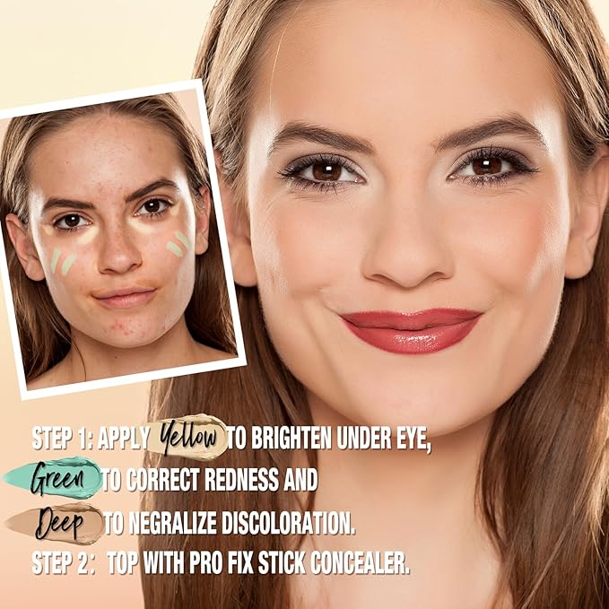 LANGMANNI Multi-Use Face Contour Stick,Highlighter & Concealer Stick,