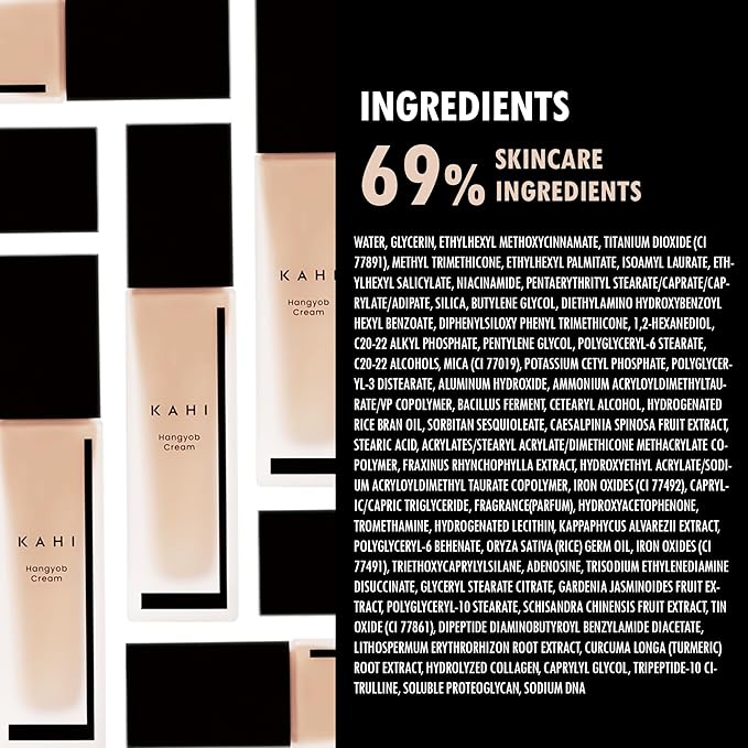 KAHI Single Veil Cream | Hangyob Foundation | fl oz