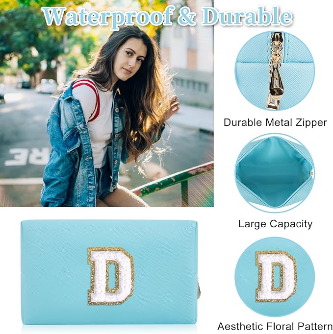 Personalized initial letter patch makeup