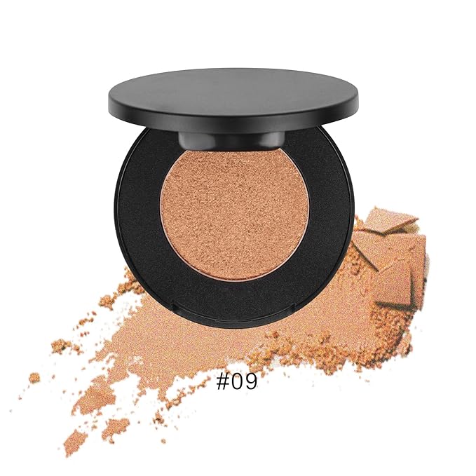 Face Highlighter Powder Palette, Glossy Glitter Illuminator Powder, Highlighter 9