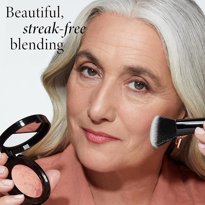 LAURA GELLER NEW YORK Baked Blush-n-Brighten Marbleized Blush + Angled Brush (08 Starfish Island, 47mm)