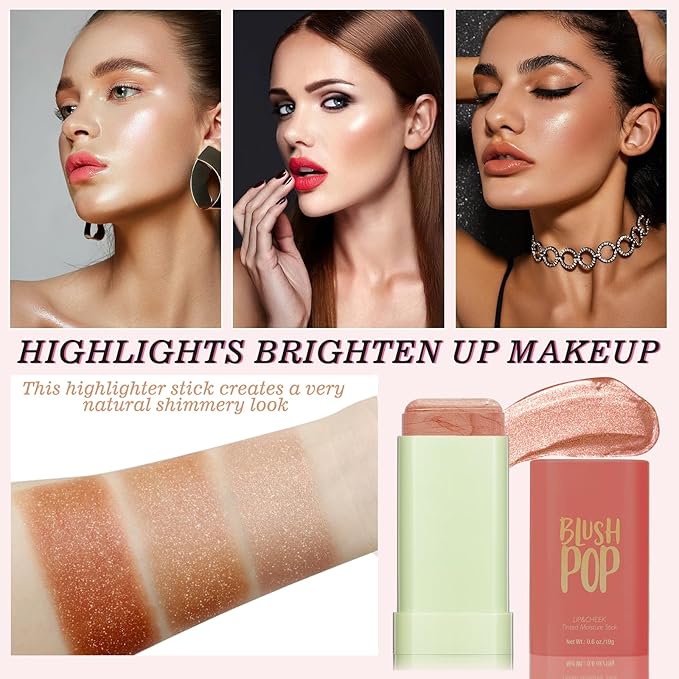 Highlighter Makeup Stick - Blush Highlighters Makeup Stick