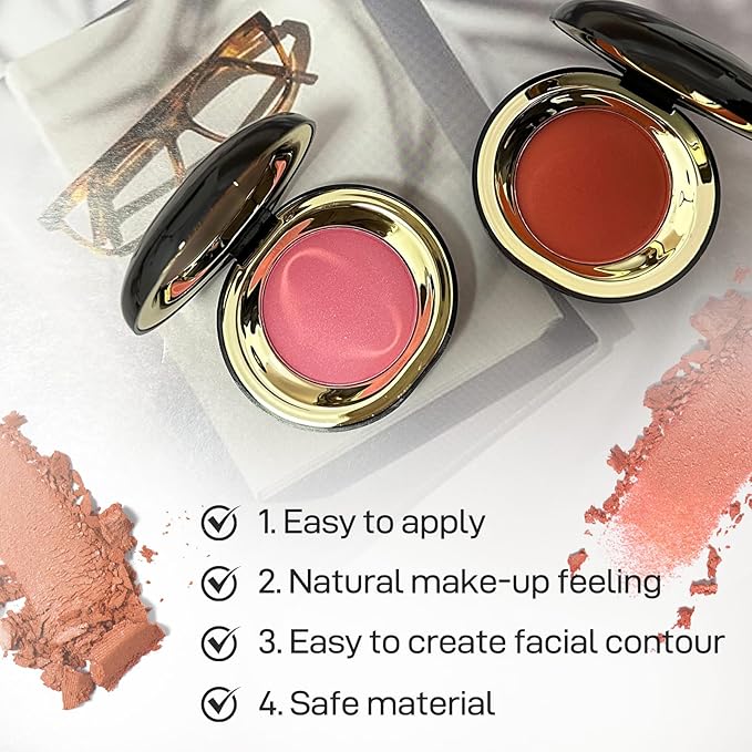 Face Blush for Cheeks Waterproof Cream Blush makeup,