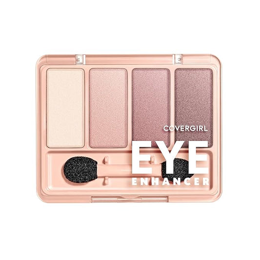 COVERGIRL - Eye Enhancers 4-Kit Eyeshadow, silky, sheer formula, double ended applicator, 100% Cruelty-free