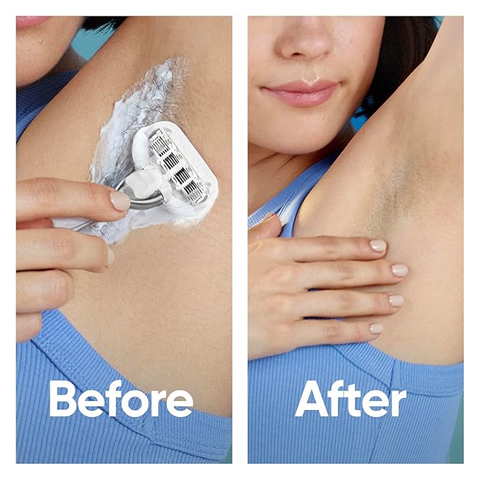 Venus Extra Smooth Sensitive Women's Razor with Reusable Razor Handle, 3 Razor Blade Refills and Shower Holder