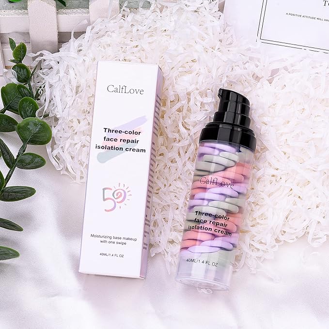 Primer Face Makeup,3 In 1 Isolation Cream,Makeup Primer Primer (1PC)