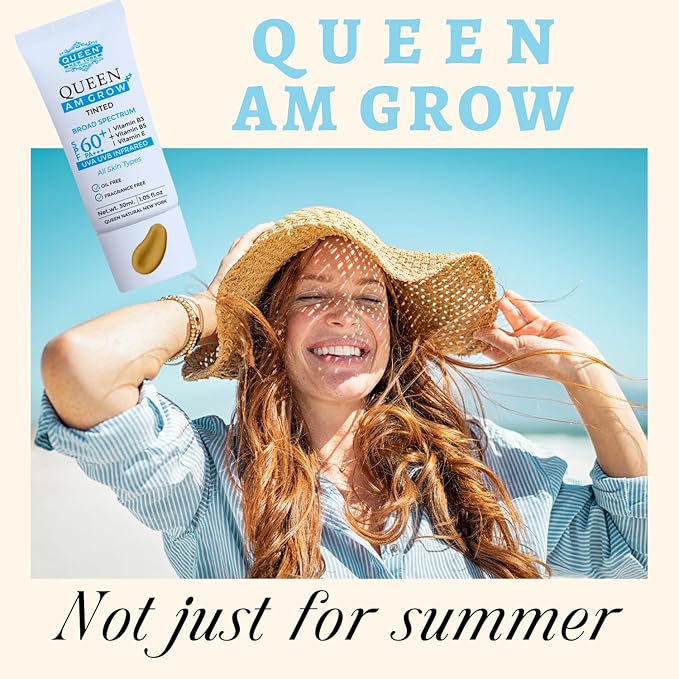 QUEEN AM GLOW | TINTED Sunscreen SPF 60 (03-Neutral Tan)