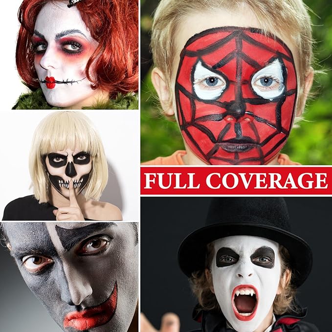 3 Pcs Halloween Face Paint Special Effects Makeup