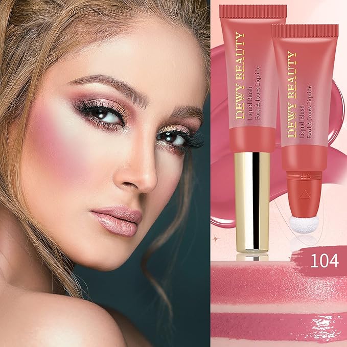 Liquid Blush Makeup Wand, Cream Liquid Blush with