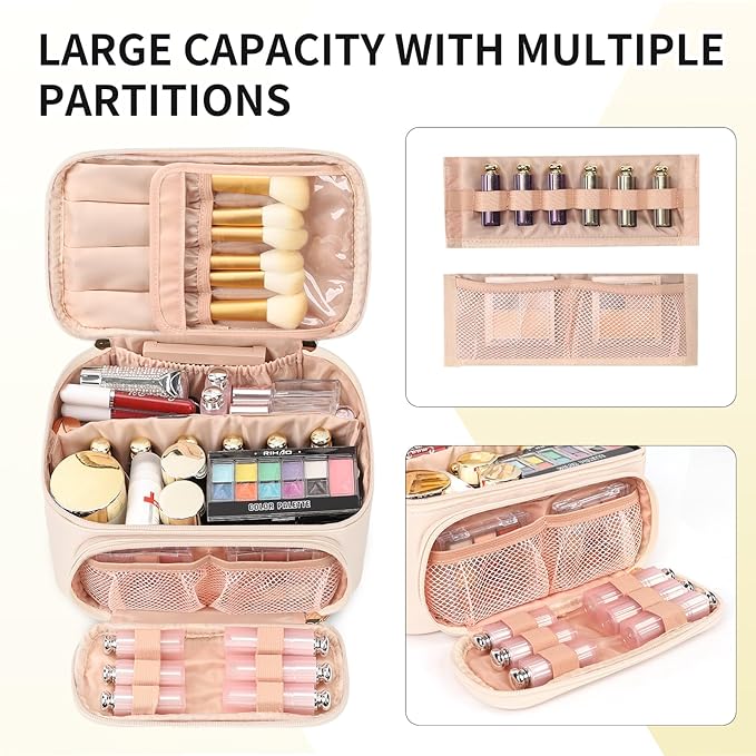 Ocheal makeup bag, multifunctional make
