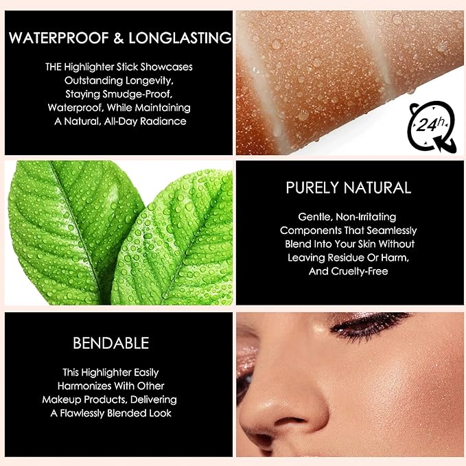 Highlighter Makeup Stick - Blush Highlighters Makeup Stick