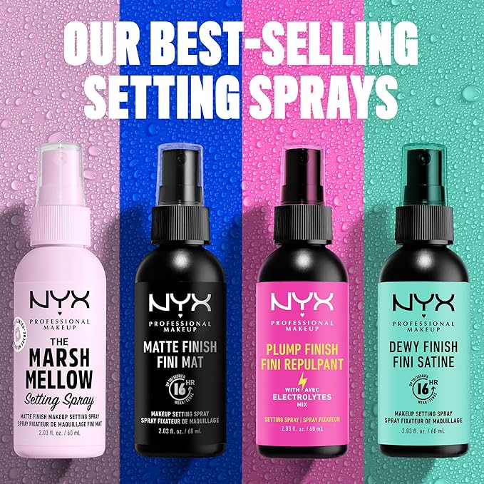NYX PROFESSIONAL MAKEUP Marshmellow Setting Spray, Matte Setting