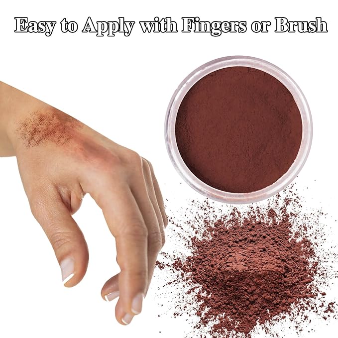 MEICOLY Brown Special Effects Powder,Ultrafine Loose Dirt Powder Halloween, 0.88Oz