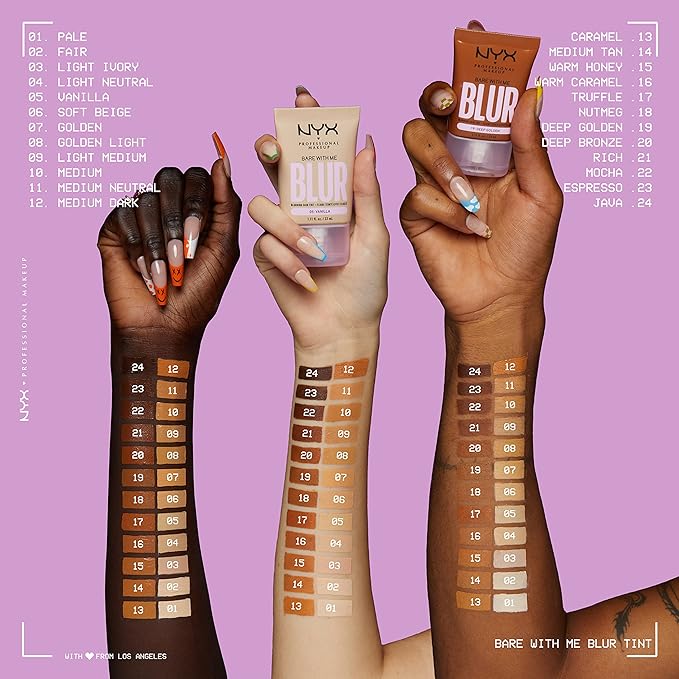 NYX PROFESSIONAL MAKEUP Bare With Me Blur Skin Warm Caramel