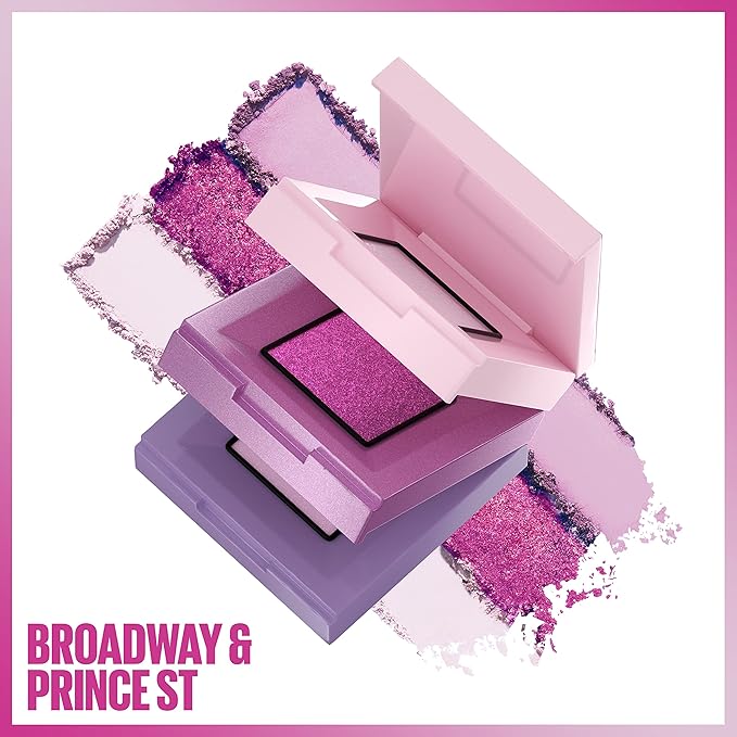 Maybelline New York Shadow Blocks Shadow Blocks Eyeshadow Palette, Stacked Eye Shadow Trio, Broadway & Prince St, 0.08 oz