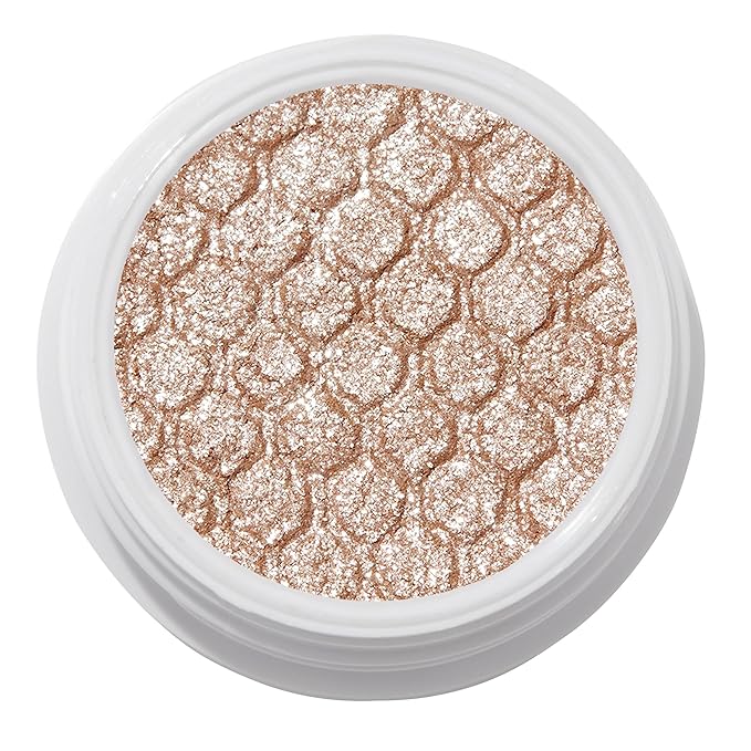 ColourPop Super Shock Shadow - High-Pigment, Crème-Powder Eye Makeup - Single Glitter Eyeshadow with Minimal Fallout and Unique Bouncy Texture - Sheer Nude Eyeshadow - Ritz (0.07 oz)