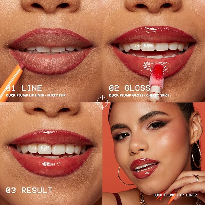 NYX PROFESSIONAL MAKEUP Duck Plump Plumping Lip Liner, Matte Pencil With Up To 10HR Wear, Ducking Clear (Clear Lip Liner)