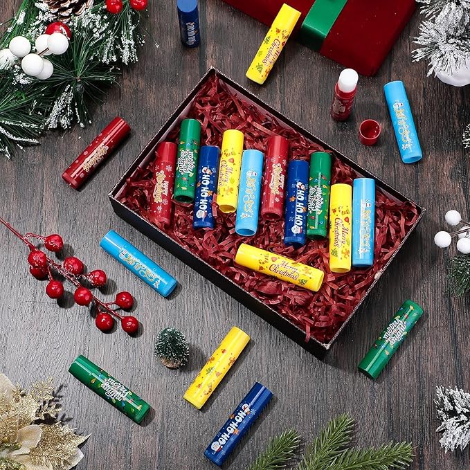 100 Pcs Christmas Lip Balm Lip