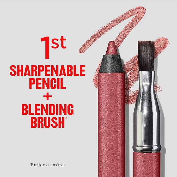 REVLON ColorStay Multiplayer Liquid-Glide Eye Pencil, Multi-Use Makeup With Blending Brush, Blends Then Sets, Creamy Texture, Waterproof, Smudge-proof, Longwearing, 403 Glitch Effect, 0.03 Oz