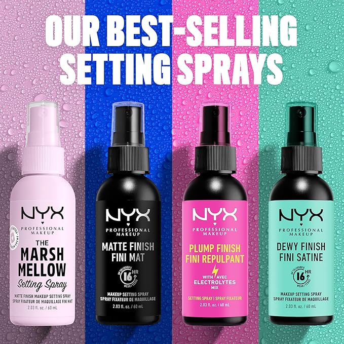 NYX PROFESSIONAL MAKEUP Makeup Setting Spray, Matte Setting Up Wear