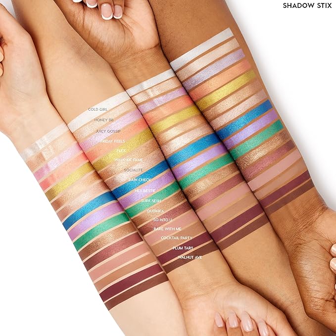 ColourPop Shadow Stix - Cream Eyeshadow Stick with Long-Lasting Color - Multi-Use Cream Makeup with a Built-In Sharpener & Precise Tip for Easy Application - Surf Sesh (0.05 oz)