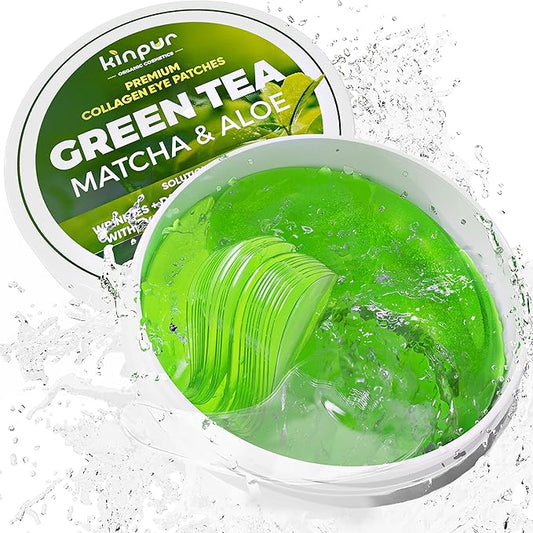 Green tea under eye patches
