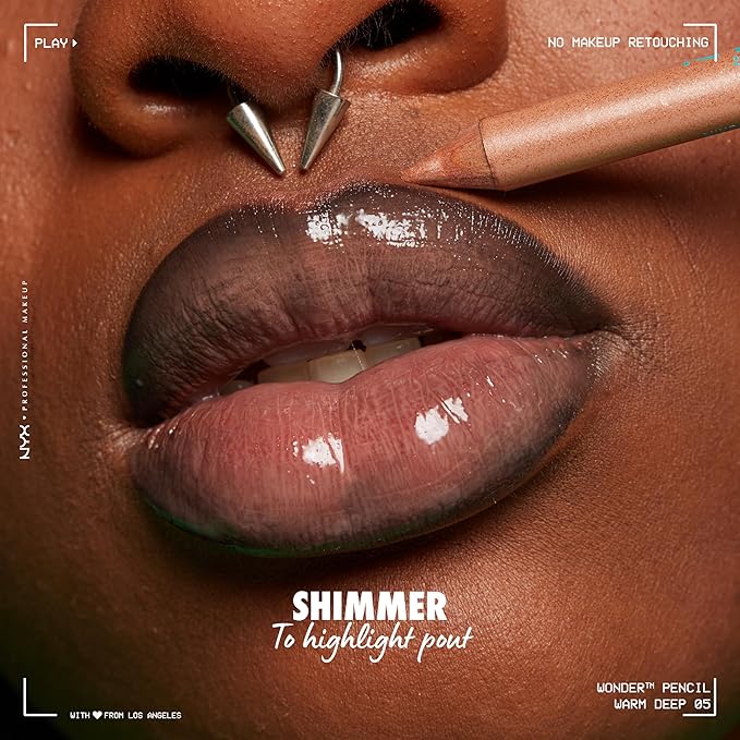 NYX PROFESSIONAL MAKEUP Wonder Pencil, Multi-Use Micro Highlighter of 2)