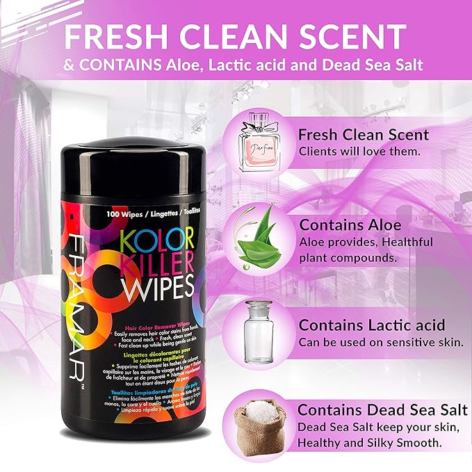 Framar Kolor Killer Wipes –