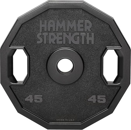 Hammer Strength 45Lb 12 Sided Urethane Olympic Plate