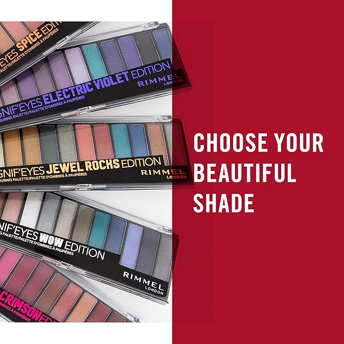 Rimmel Magnif'eyes Eyeshadow Palette, Spice Edition (Pack of 2)