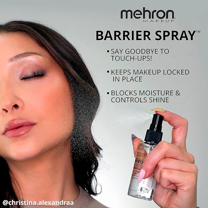Mehron Makeup Barrier Spray | Setting Spray for oz () 266 ml
