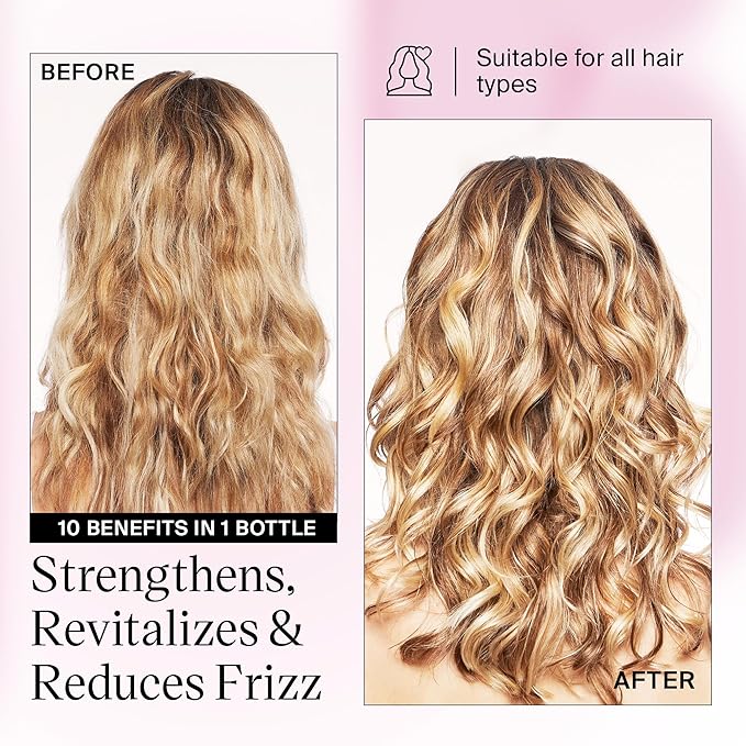 EVANYC Hair Conditioner, Mane Magic 10-in-1, 8.8 fl oz, Sulfate Free, Strengthening Conditioner for Dry Hair and All Hair Types, GMO-Free, Vegan, Plant Protein, Argan Oil, Baobab Seed Oil