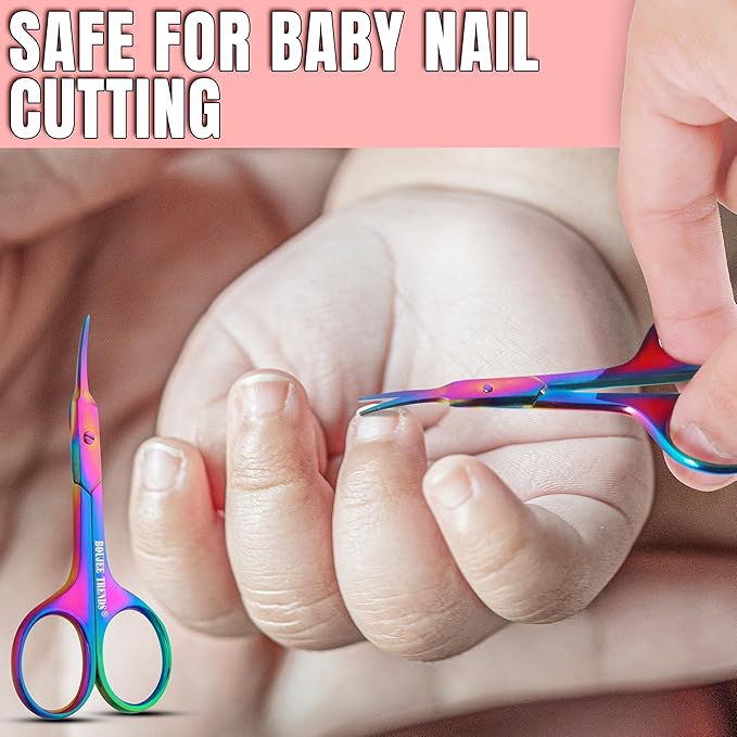 Nail scissors, toenail eyebrow mustache
