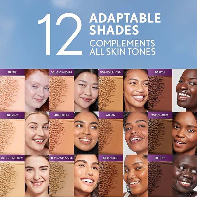 Covergirl Simply Ageless Skin Perfector Essence Foundation, 65 Tan-Rich, Tinted Skincare Makeup Hybrid, Sheer Tint, Radiant Finish, Glowy Finish, Vegan Formula, 1.0oz