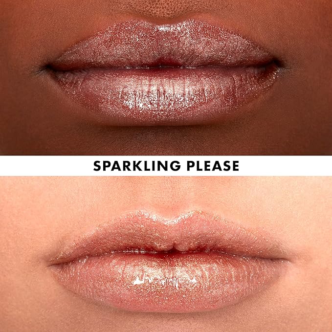 NYX PROFESSIONAL MAKEUP Filler Instinct Plumping Lip Polish, Lip Plumper Gloss - Sparkling Please (Rose Gold)