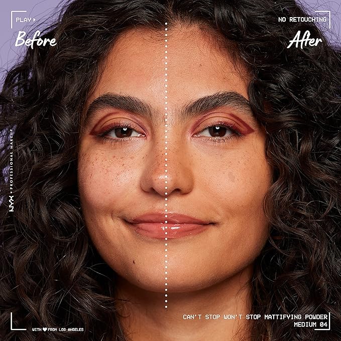 NYX PROFESSIONAL MAKEUP Can't Stop Won't Stop Mattifying Pressed Powder - Medium