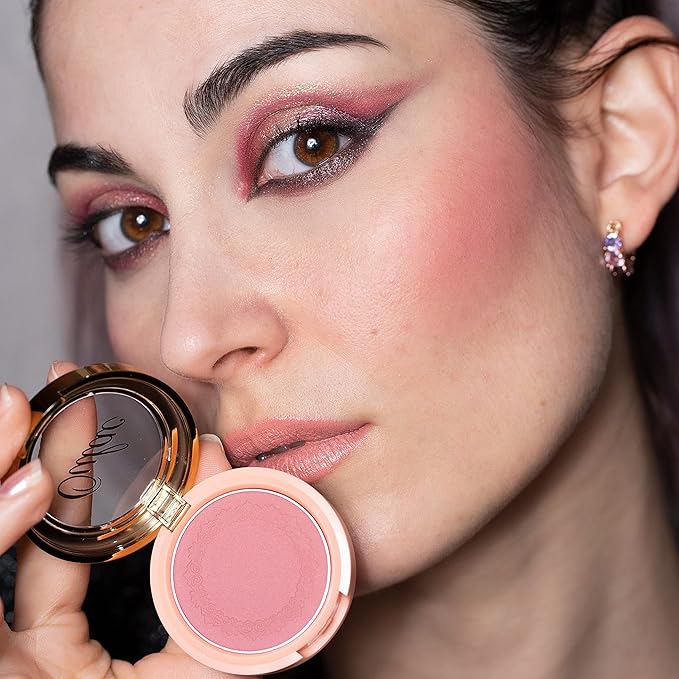 OULAC Blush Makeup Powder Mauve| Natural Matte Blush 4.8g