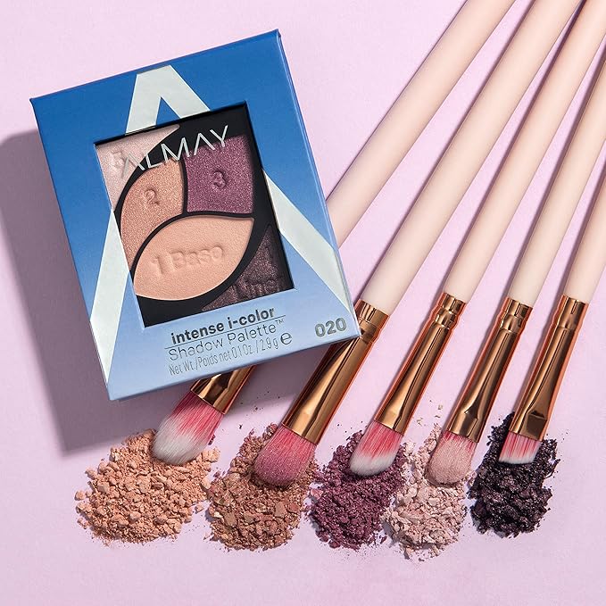 Almay Eyeshadow Palette, Longlasting Eye Makeup, Primer Enriched with Antioxidant Vitamin E, Hypoallergenic, 020 Blue Eyes, 0.1 Oz