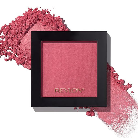 Revlon Powder Blush Face Makeup, High Impact Buildable Color, Lightweight & Smooth Finish, 033 Very Berry, 0.17 oz